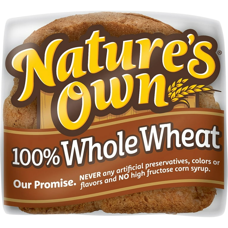 Nature's Own 100% Whole Wheat with Honey Bread Loaf, 16 oz