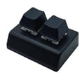 thumbnail image 2 of funtasica Portable 2-Key Mechanical Gaming Keypad Hot Swap RGB Backlit USB Wired Backlight Black Red switch, 2 of 6