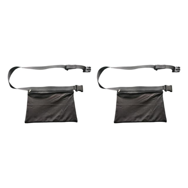 Porta pelotas de tenis Qarigey cintura bolsa de entrenamiento de cadera Negro 2Conjunto