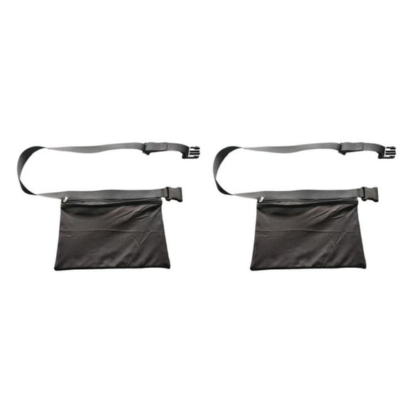 Porta pelotas de tenis Qarigey cintura bolsa de entrenamiento de cadera Negro 2Conjunto