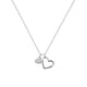 thumbnail image 1 of Heart To Heart Collar Mujeres Doble Corazón Luz Clavícula Cadena Nueva Novias Regalo, 1 of 4