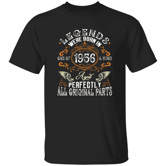 Vintage Legend Were Born In 1956 69 Years Old 69Th Birthday Decorations Men Women T-Shirt