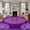 Purple, variant on Round Rugs 3Ft, Black Boho Round Area Rug Washable Indoor Throw Carpet, Retro Farmhouse Neutral Abstract Geometric Small Non Slip Circle Rug for Bedroom Living Room Home Decor Aesthetic