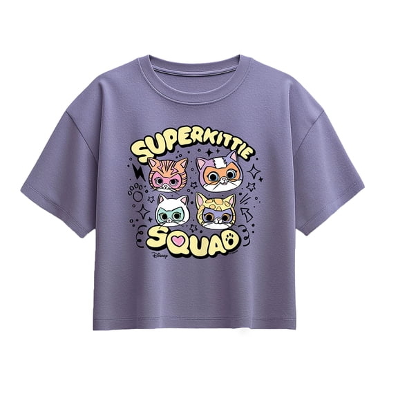 Super Kitties - Doodle - Youth Girls Boxy T-Shirt