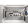 thumbnail image 6 of 27 Inch Laundry Room Cabinets Wall Mounted, Solid Wood Over The Toilet Storage Cabinet, Bathroom Organizer Cabinets with 2 Shaker Door & Shelves, Easy to Assemble for Kitchen, Garage - Dark grey, 6 of 6