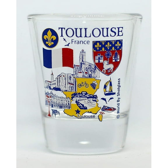 Toulouse France Great French Cities Collection Shot Glass