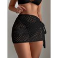 thumbnail image 4 of LMLYSoH Women Bikini Cover Ups Skirt Summer Crochet Cutout Swimsuit Bottom Cover up for Beach Swimwear Bathing Suit, 4 of 6