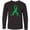 AB-Black, variant on Inktastic Cerebral Palsy Awareness- Green Ribbon Made of Hearts Long Sleeve Youth T-Shirt