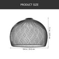 thumbnail image 2 of unbranded Pantalla De Reemplazo De Metal Color Negro Para Lámparas Colgantes Y Decorativos, 2 of 5