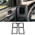 thumbnail image 1 of Real Bright Soft Car Interior Carbon Fiber Sticker Decoration6Pcs For 2008-2010 Chrysler 300 Carbon Fiber Interior Side Air Vent CoverAuto Car Protection Interior Accessories, 1 of 8