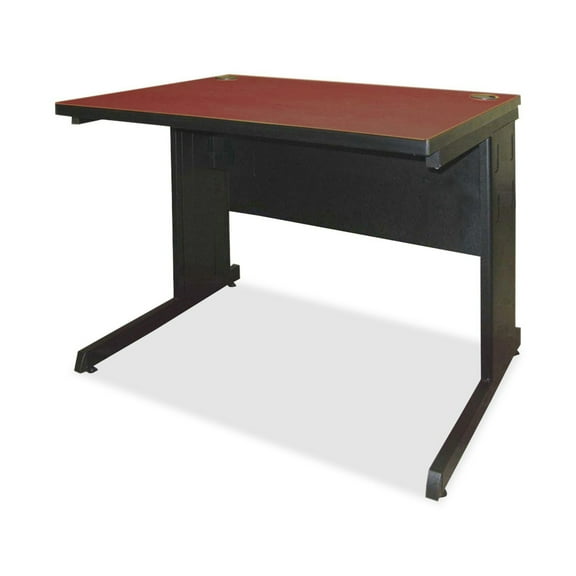 Pronto Adult Contemporary Rectangle Portable Computer Desks with None, Adjustable, Black/Brown