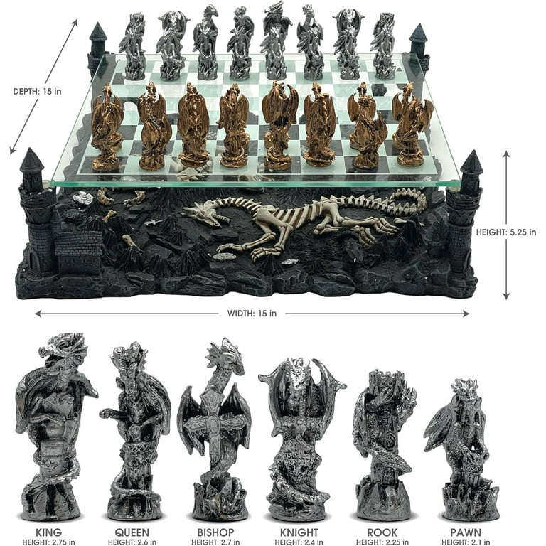 Chh Chh2127C Dragon Chess Set - Walmart.com