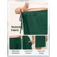 thumbnail image 3 of Gleelist Women's Plus Size Shorts Drawstring Comfy Elastic Waist Shorts Wide Leg Summer Short With Pockets XL-5XL, 3 of 8