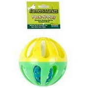 GLOBAL KNOWLEDGE TRAINING LLC Ware Pet Products Peck-N Play Chicken Ball Toy 4.5-Inch
