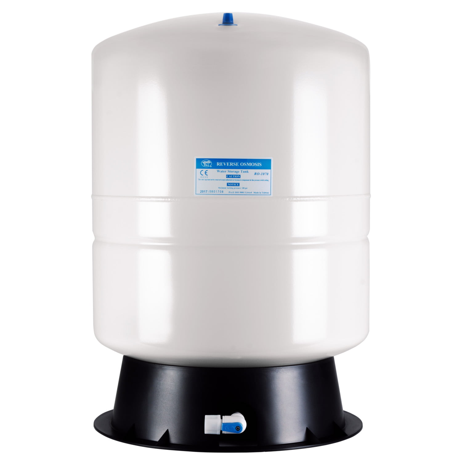 iSpring T11M Pressurized Water Storage Tank for Well and Reverse Osmosis RO Systems 11 Gallon