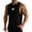 Black, variant on Men's Mesh Tank Tops Swim Beach Sleeveless Shirt Quick Dry Gym Workout Stringer Muscle Tshirts Big and Tall Size M-4XL White