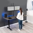 thumbnail image 4 of VIVO Dual Monitor Desk Mount Extra Tall Adjustable Stand for up to 32" Screens, 4 of 9