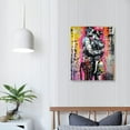 thumbnail image 3 of ONETECH Graffiti Street Art Banksy Canvas Wall Art for Living Room Decor 3 Pieces Little Couple Picture Print Pop Artwork Lovely Kitchen Wall Decor Abstract Artwork Home Decor Room Wall 16x20in, 3 of 4