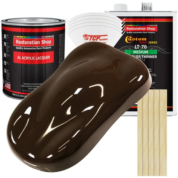 Restoration Shop Dakota Brown Acrylic Lacquer Auto Paint Complete