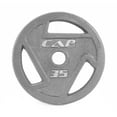 thumbnail image 2 of (2 pack) CAP Barbell, 35lb 2 in Olympic Grip Weight Plate, Grey, 2 of 3