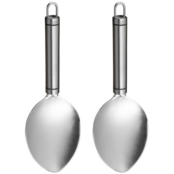 CRAFTHROU Scooping Spoon Food Grade 304 Stainless Steel 2Pcs 9.43X3.14X0.79in