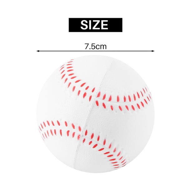 Balle De Baseball Peowuieu 10 Pouces En Mousse PU - Faible Impact Pour Entraînement Et Autographes
