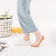 thumbnail image 2 of Xiao Hua 6 pares de calcetines invisibles para mujer - Tobilleros bajos antideslizantes - Calcetines invisibles para uso casual y formal - Suaves y elásticos, color gris, 2 of 2