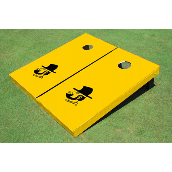 Appalachian State University "Yosef" Yellow Matching Solid Cornhole Boards