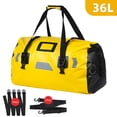 thumbnail image 1 of 36L Yellow Motorcycle Waterproof Tail Bag - Wear-Resistant, 200KG Load-Bearing, Multi-Carrying Methods, Reflective Warnings, 4-Strap Fixation with Quick Release Compatibility for Safe Night Riding, 1 of 7