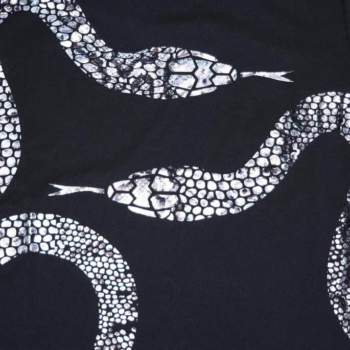 Snake Bodysuit Costume Accessory for Adults, Black and Silver, L/XL, Halloween by Way To Celebrate