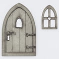 thumbnail image 4 of Puerta De Gnomo De Madera 3D Puerta De Hadas Puerta De Ratón Puerta De Duende De Madera Puerta De Decoración De Casa De Juegos Para Autoensamblaje Puerta De Duende Conjunto De Puerta De Gnomo Color Methold HA034451-00, 4 of 6