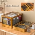 thumbnail image 3 of Cubos de almacenamiento Contenedores de almacenamiento apilables Contenedores de almacenamiento de plástico Organizadores de armario y almacenamiento Caja de almacenamiento plegable de plást, 3 of 5
