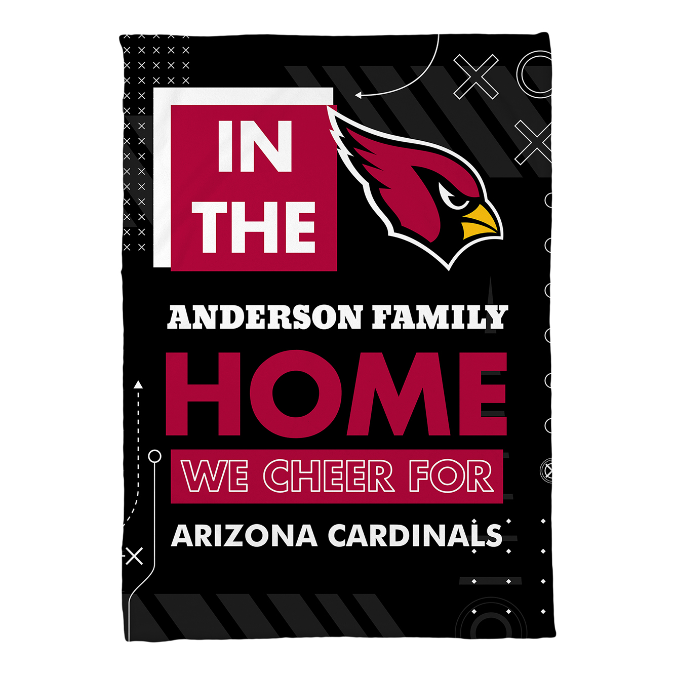 NFL Extra Large Plush Blanket 60×80 – Personalized Team Throw for Family Game Nights or Living Room Comfort