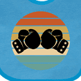 thumbnail image 4 of Inktastic Kickboxing Boxing Gloves Boys or Girls Baby Bib, 4 of 4