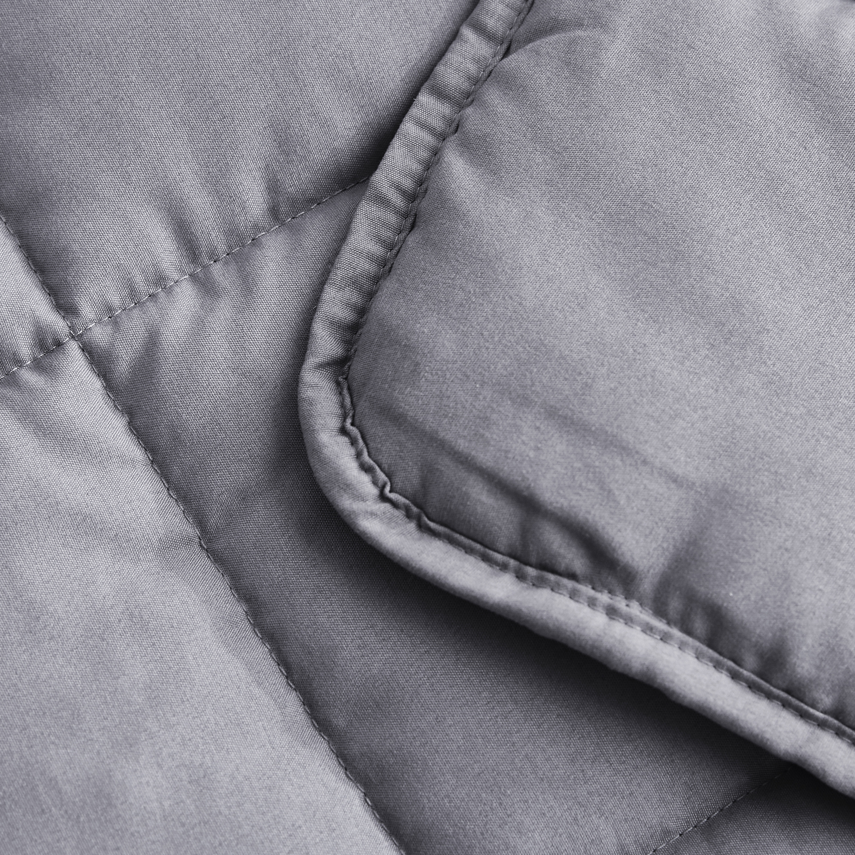Pur Serenity Grey 12 lbs Microfiber Weighted Blanket 48"x72"