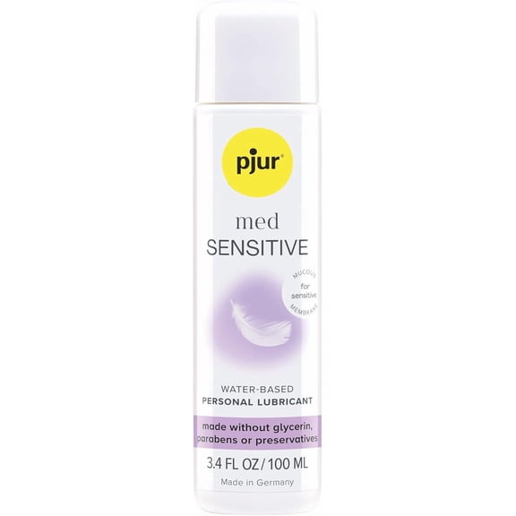 pjur med NATURAL Glide Water-based Intimate Personal Lubricant 3.4oz