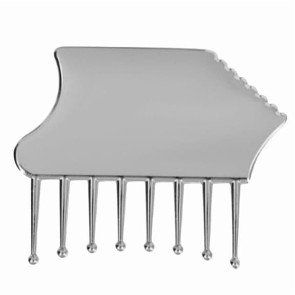 Portable Stainless Steel Scalp Massager Guasha Scraping Tool for Head, Neck, Shoulders,Leg& Arm Ideal