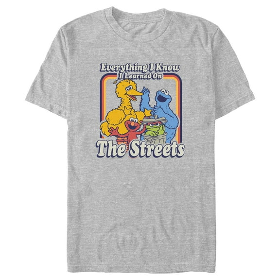 Women's Sesame Street Everything I Know I Learned on the Streets Graphic T-Shirt