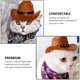 thumbnail image 3 of unbranded 2Ud Accesorios De Sombrero Para Mascotas En Color Café Y Transpirable, 3 of 6