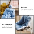 thumbnail image 4 of Raindrops 1-Pack Polyester Chair Cushion Ear-Shaped for Dining Room and Office Seating Comfort and Support, 4 of 7