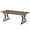 Light Brown, variant on Resenkos End Table,Dining Table, Living Room Table,Wood Dining Table, Farmhouse 70.8" Kitchen Table for 6 People,Walnut & Black