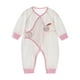 thumbnail image 4 of Gibobby Pañalero de algodón Onesie de verano para recién nacidos, ropa de sin hueso para hombres y mujeres, ropa de escalada de manga larga para bebés, ropa Ha(Verde, 0-1 Meses ), 4 of 4