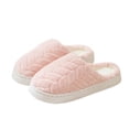 thumbnail image 3 of Pantoufles pour Femmes, Pantoufles d'Hiver en Fourrure à Enfiler pour la Maison pour Femmes, Peluche Douce Intérieur Extérieur Antidérapantes Confort, 3 of 7