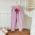 thumbnail image 3 of YunPes Comfortable Girls Pants Casual Bottoms with and Pockets for and Everyday Wear Little Girl Gymnastics Clothes, 3 of 3