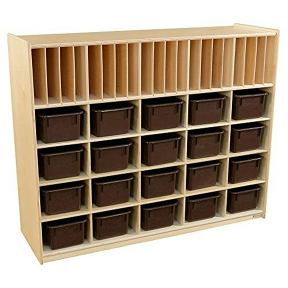Multi-Storage with 20 Brown Trays