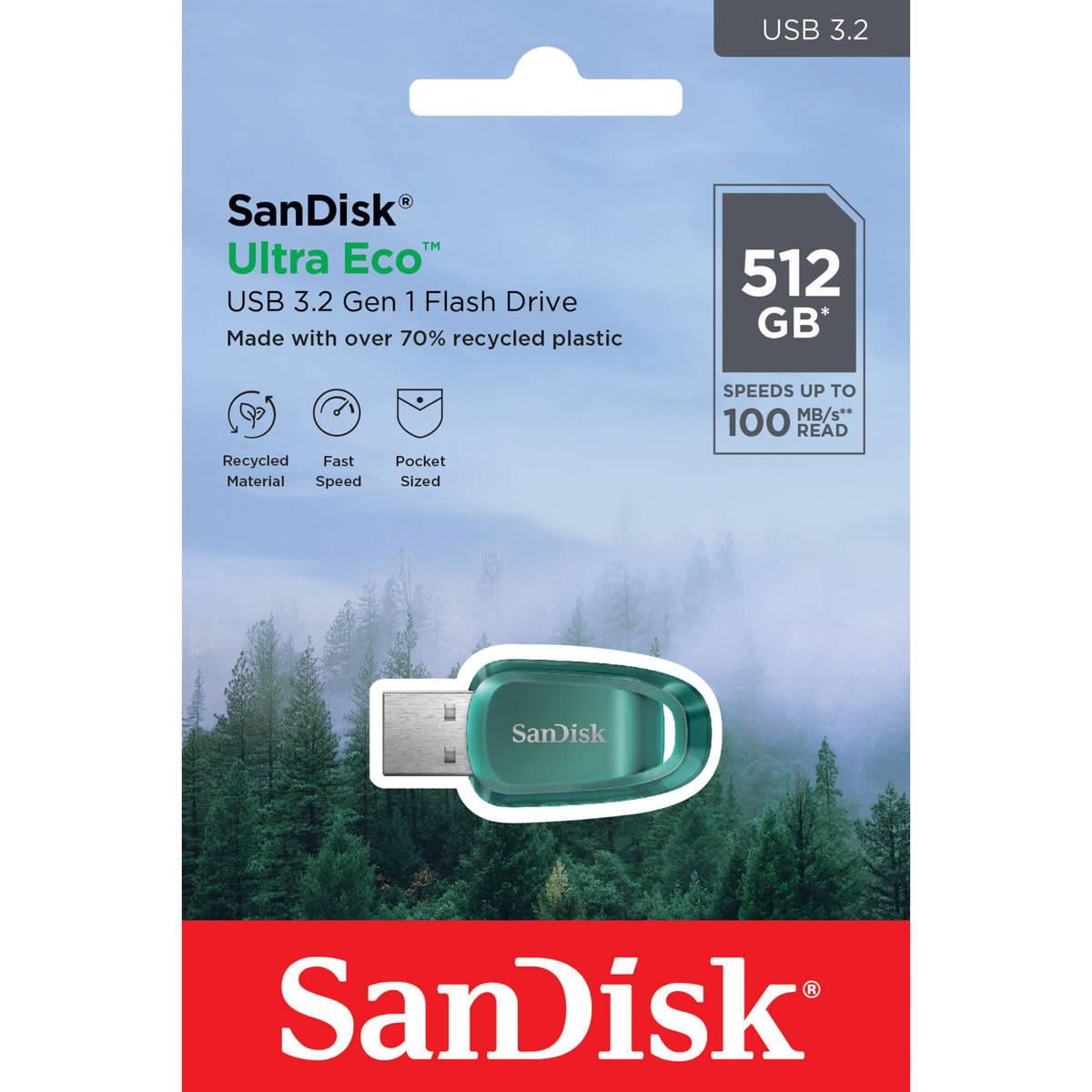 SanDisk Ultra Eco 512GB USB 3.2 Gen 1 Type-A Flash Drive