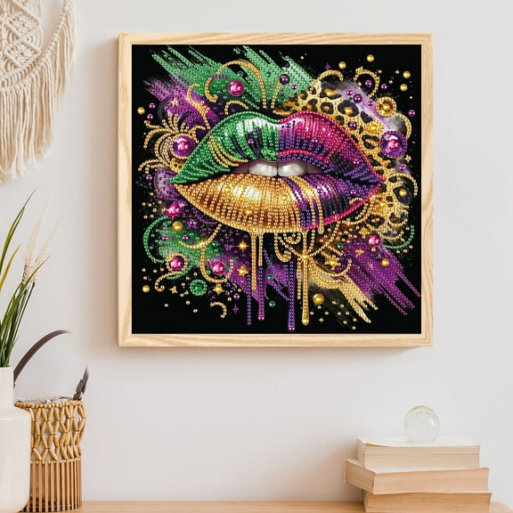 Lips Diamond Art Painting Kit