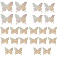 thumbnail image 1 of Decoración de pared de mariposas, 24 piezas, pegatinas de mariposas 3D para decoraciones de fiestas con imanes (coloridos, 24), 1 of 7