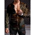thumbnail image 1 of Camisa con estampado abstracto para hombre, camisa de estilo artístico de manga larga de otoño, moda masculina, ropa informal para exteriores, 1 of 6