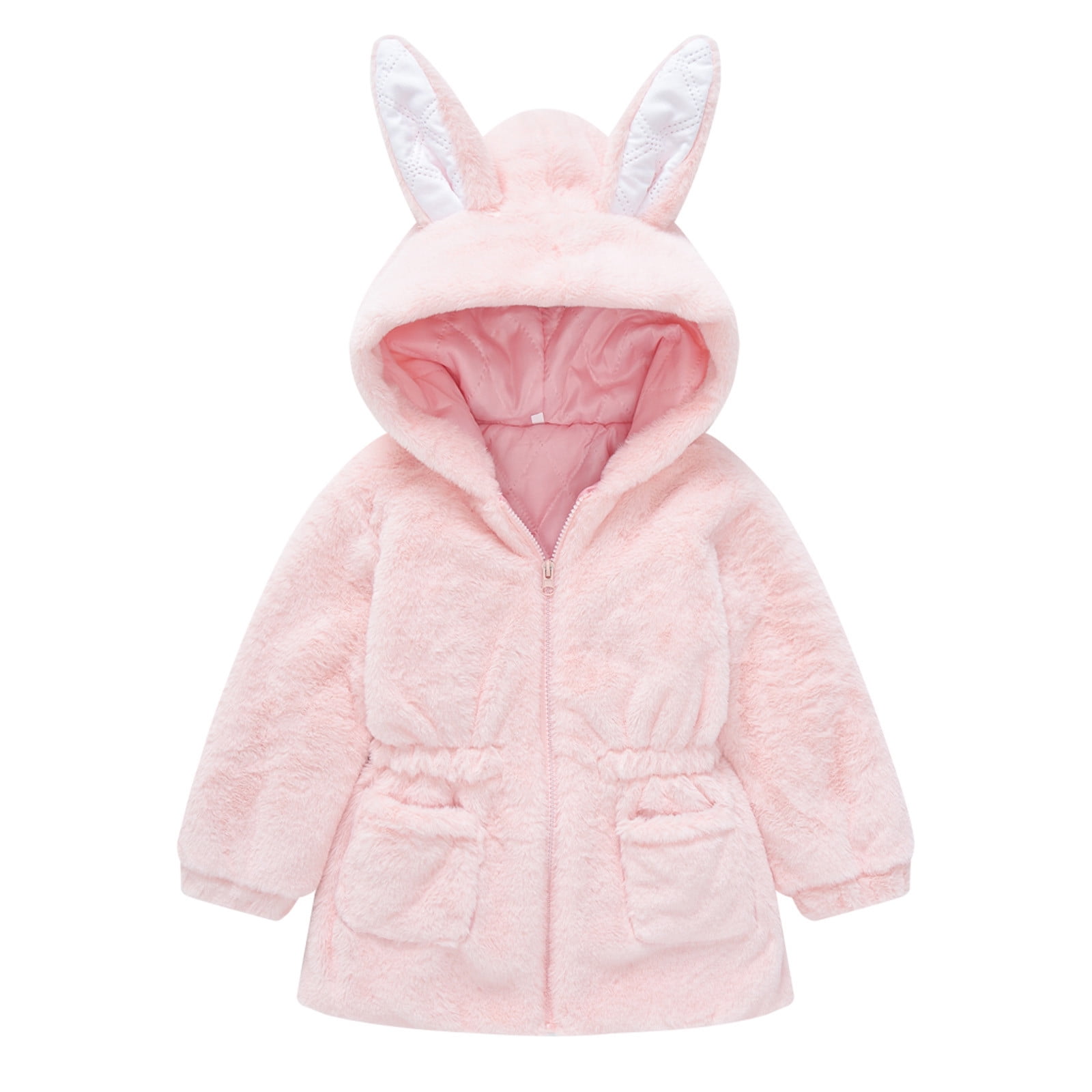 Details about   Baby Infant Girls Boys Hooded Coat Cute Rabbit Jacket Thick Warm Outwear Clothes